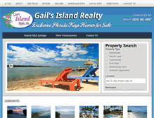 Tablet Screenshot of gailsislandrealty.com